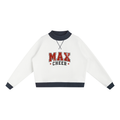 2 Tone Women’s Mock Neck Crewneck Sweatshirt