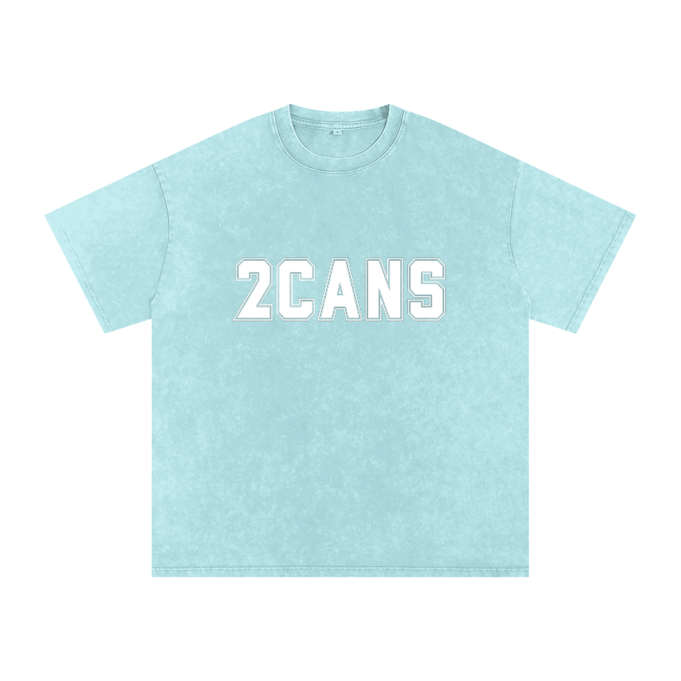 2CANS Snow Washed Oversized Cotton T-Shirt