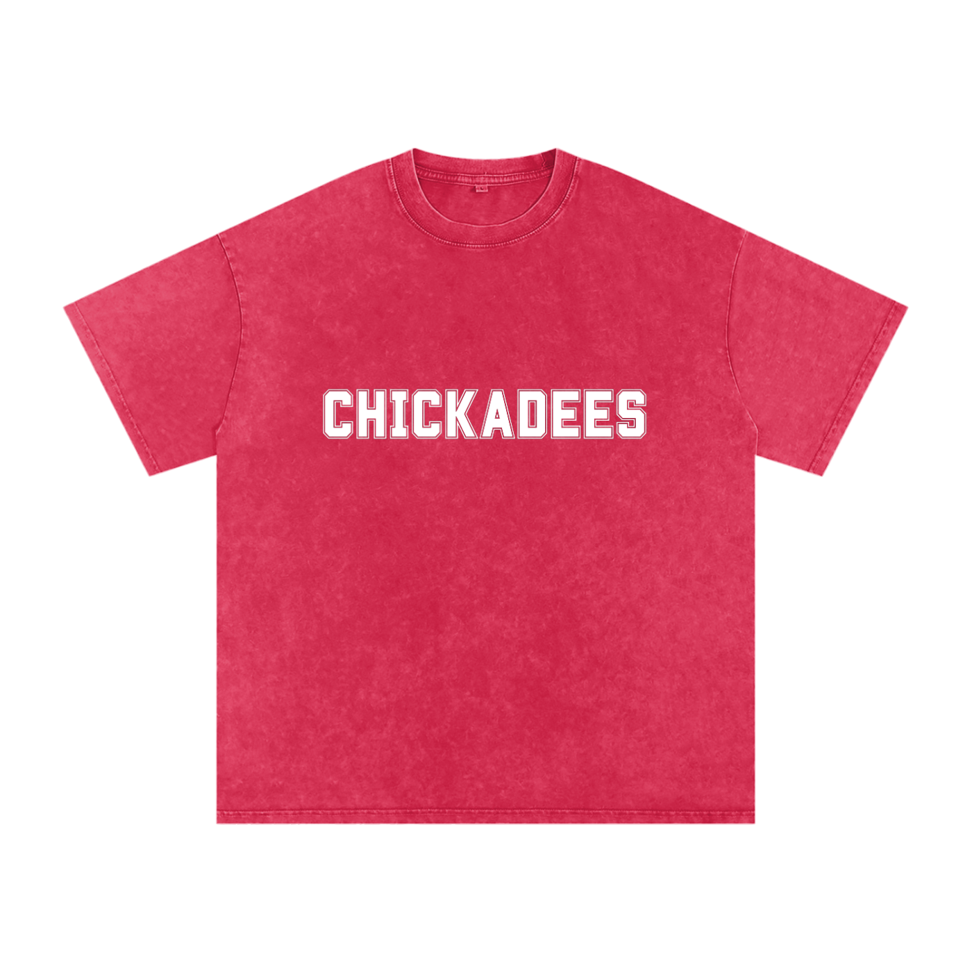 CHICKS Snow Washed Oversized Cotton T-Shirt