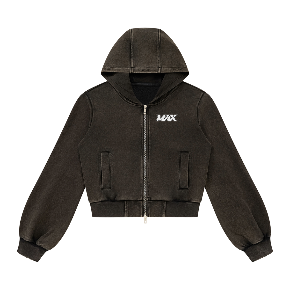 MAX Women’s Vintage Wash Full Zip Hoodie