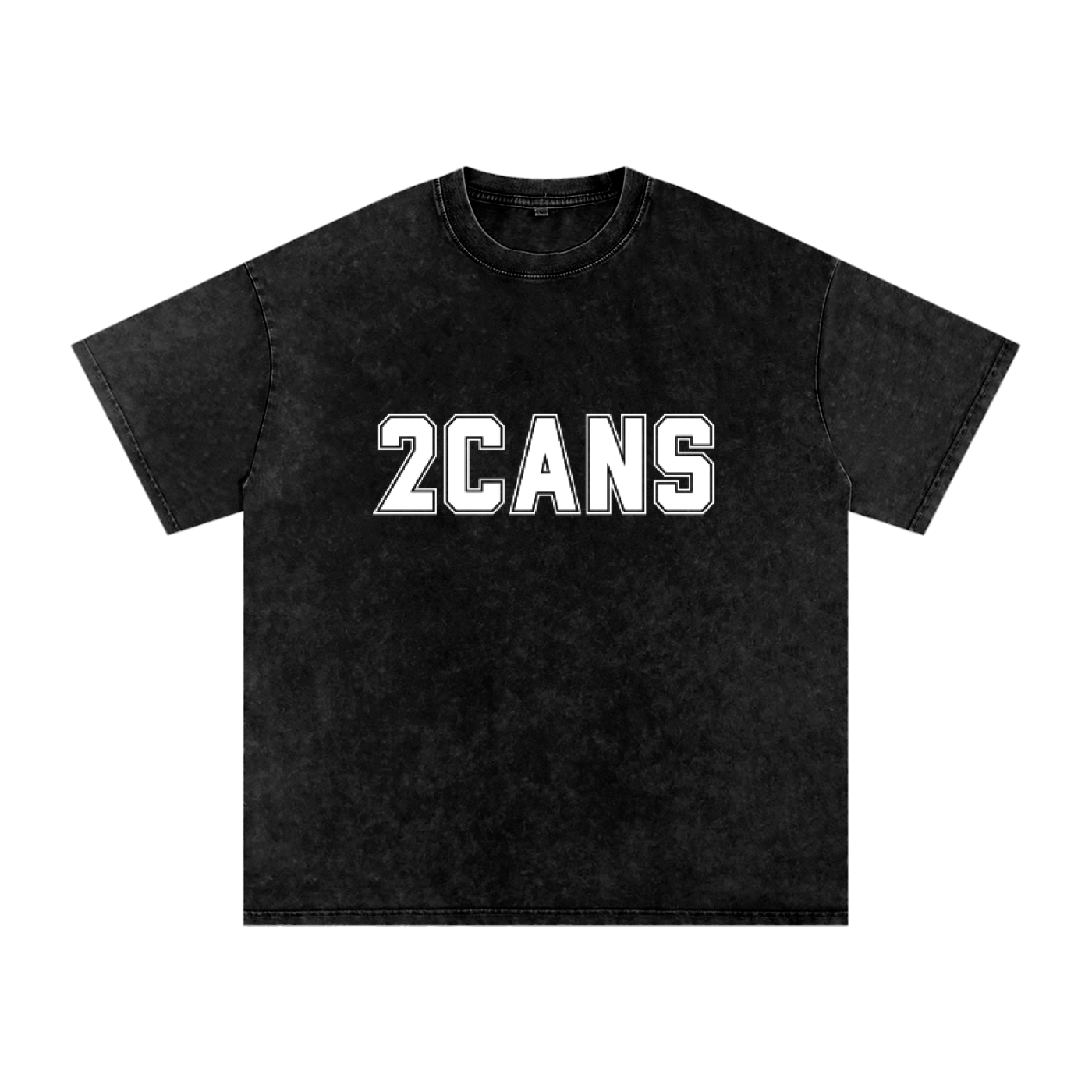 2CANS Snow Washed Oversized Cotton T-Shirt