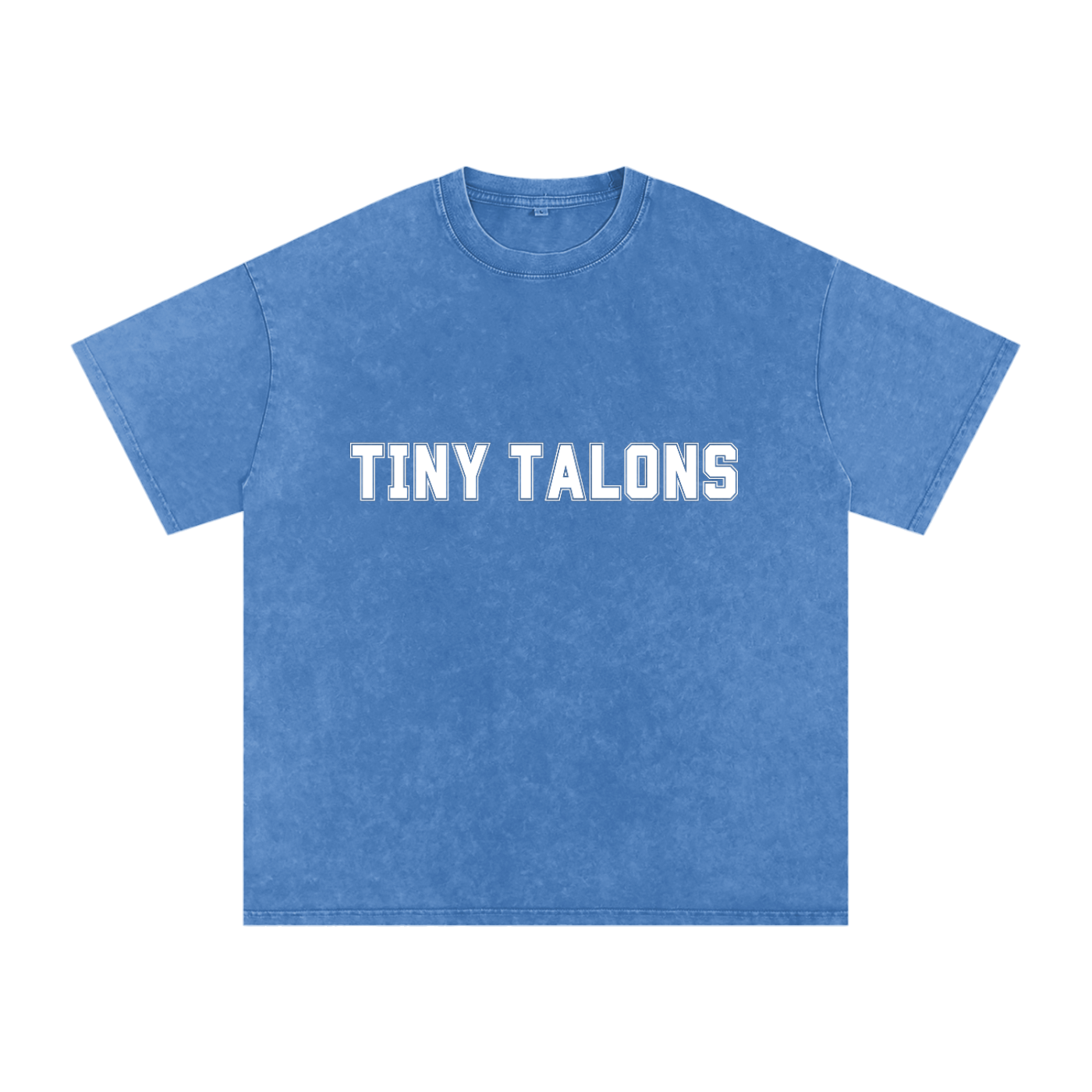 TINY TALONS Snow Washed Oversized Cotton T-Shirt