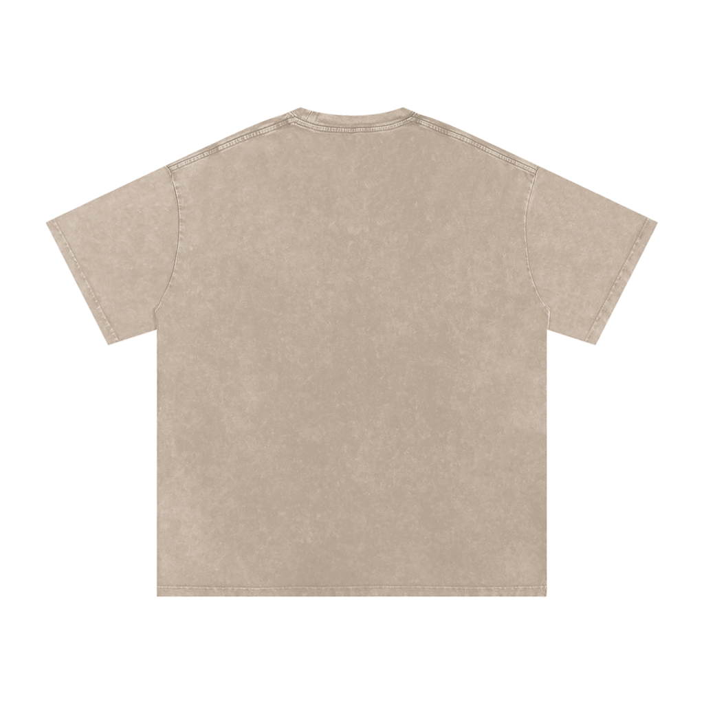 MOHAWKS Snow Washed Oversized Cotton T-Shirt
