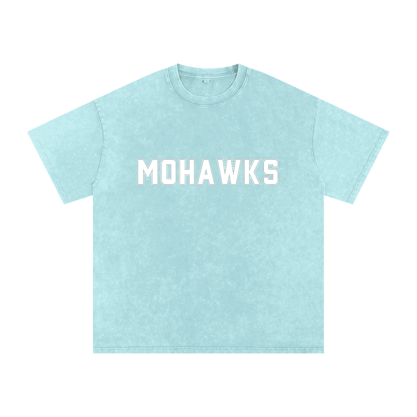 MOHAWKS Snow Washed Oversized Cotton T-Shirt