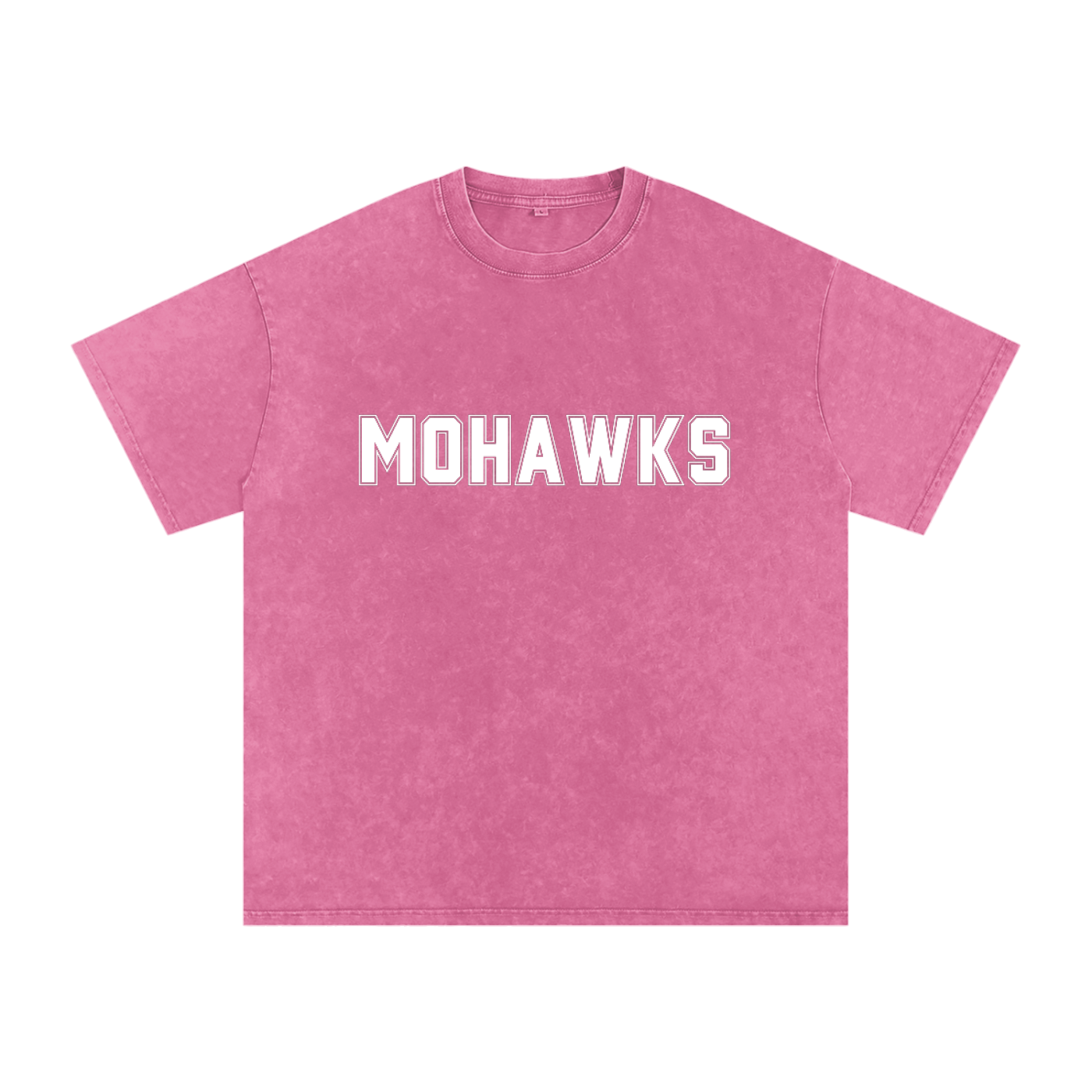 MOHAWKS Snow Washed Oversized Cotton T-Shirt