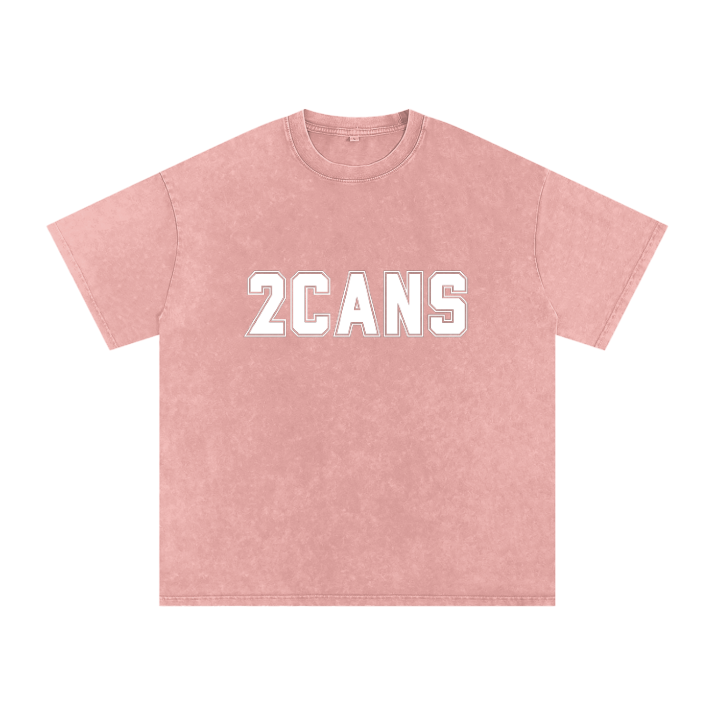 2CANS Snow Washed Oversized Cotton T-Shirt