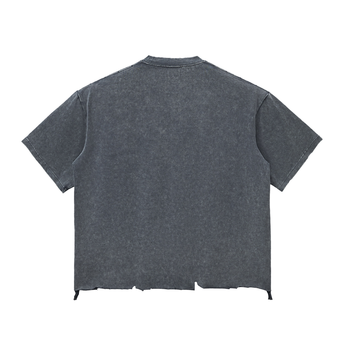 MAX Snow Wash Raw-Hem Boxy T-shirt