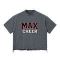 MAX Snow Wash Raw-Hem Boxy T-shirt