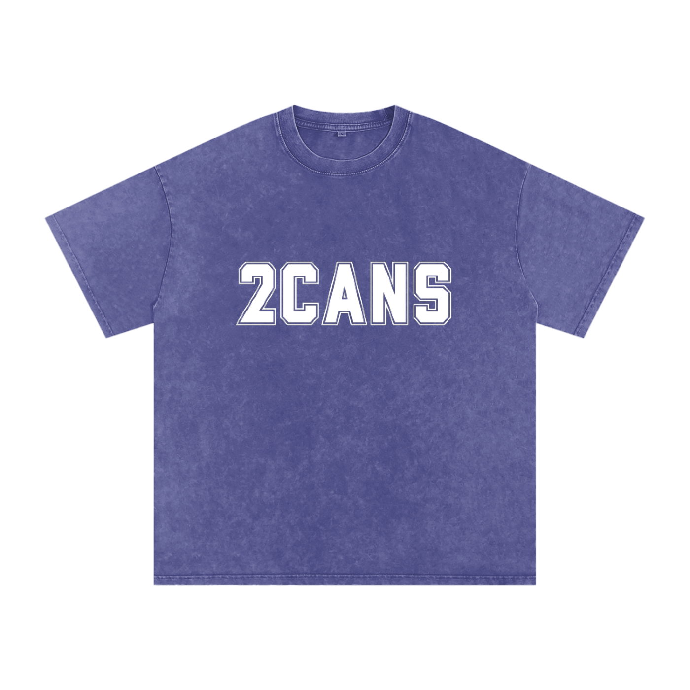 2CANS Snow Washed Oversized Cotton T-Shirt