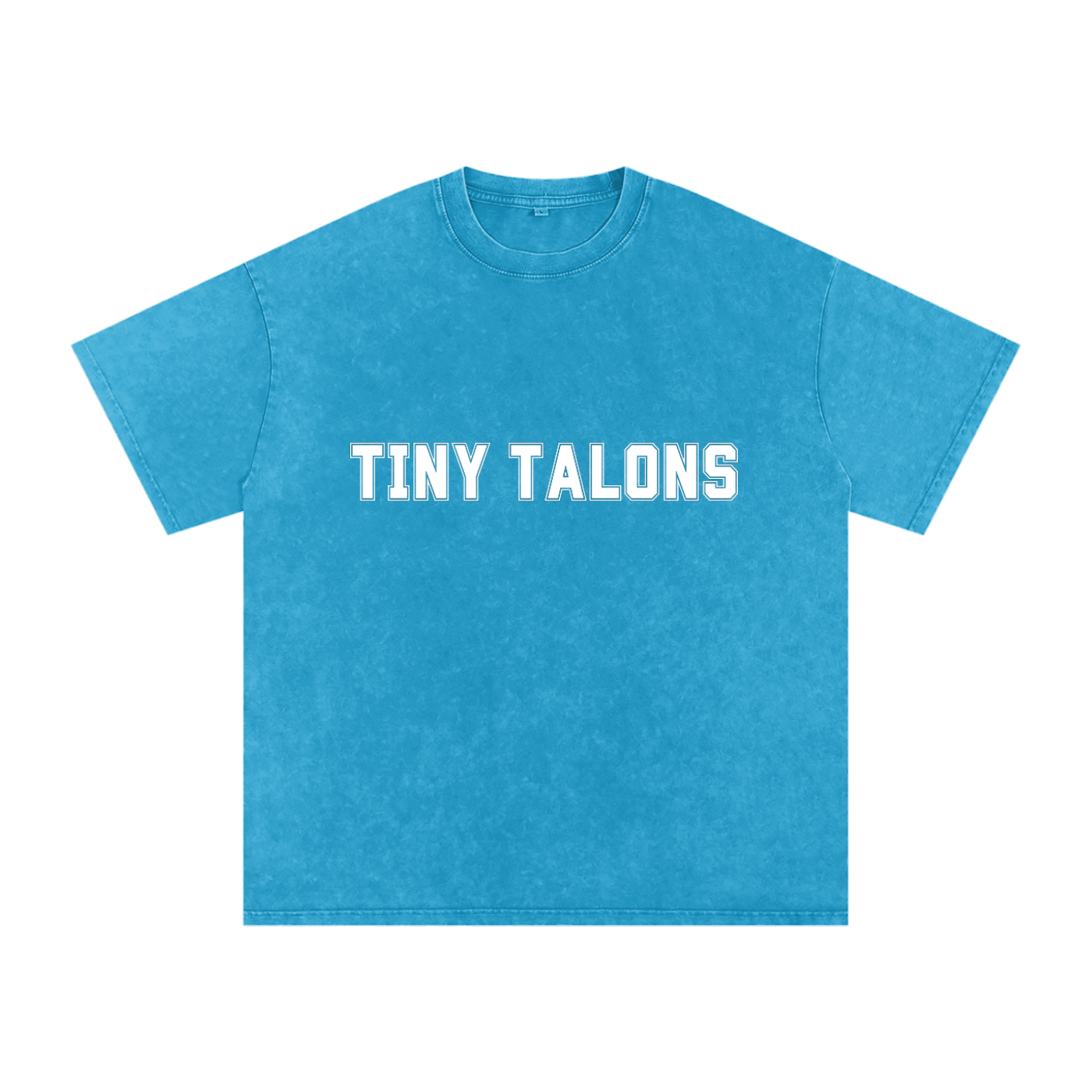 TINY TALONS Snow Washed Oversized Cotton T-Shirt