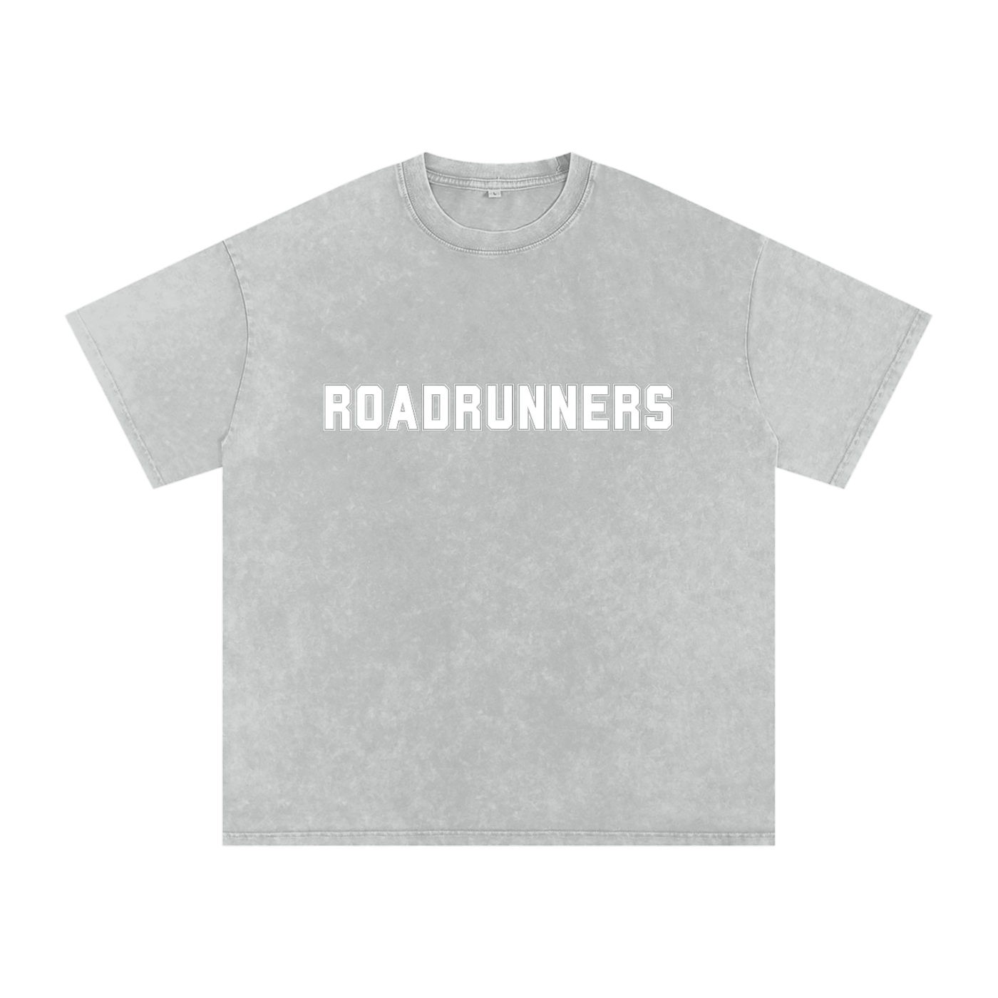 ROADRUNNERS Snow Washed Oversized Cotton T-Shirt