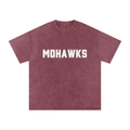 MOHAWKS Snow Washed Oversized Cotton T-Shirt