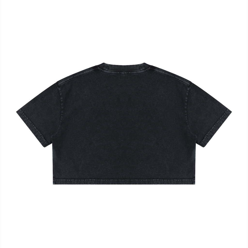 MAX Auburn Women's Mineral Wash Cotton Crop T-Shirt
