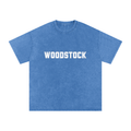 WOODSTOCK Snow Washed Oversized Cotton T-Shirt