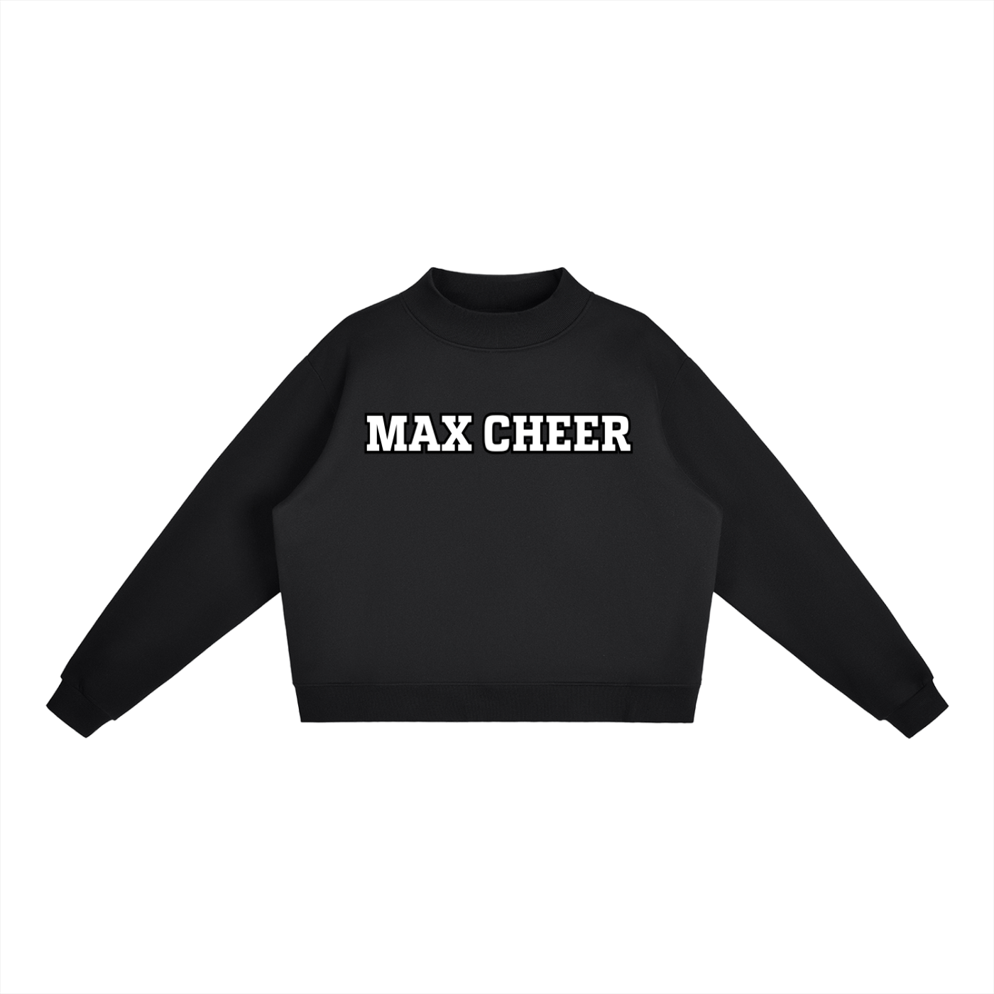 Essential Fleece Mock-Neck Crew MAX Cheer Sweatshirt