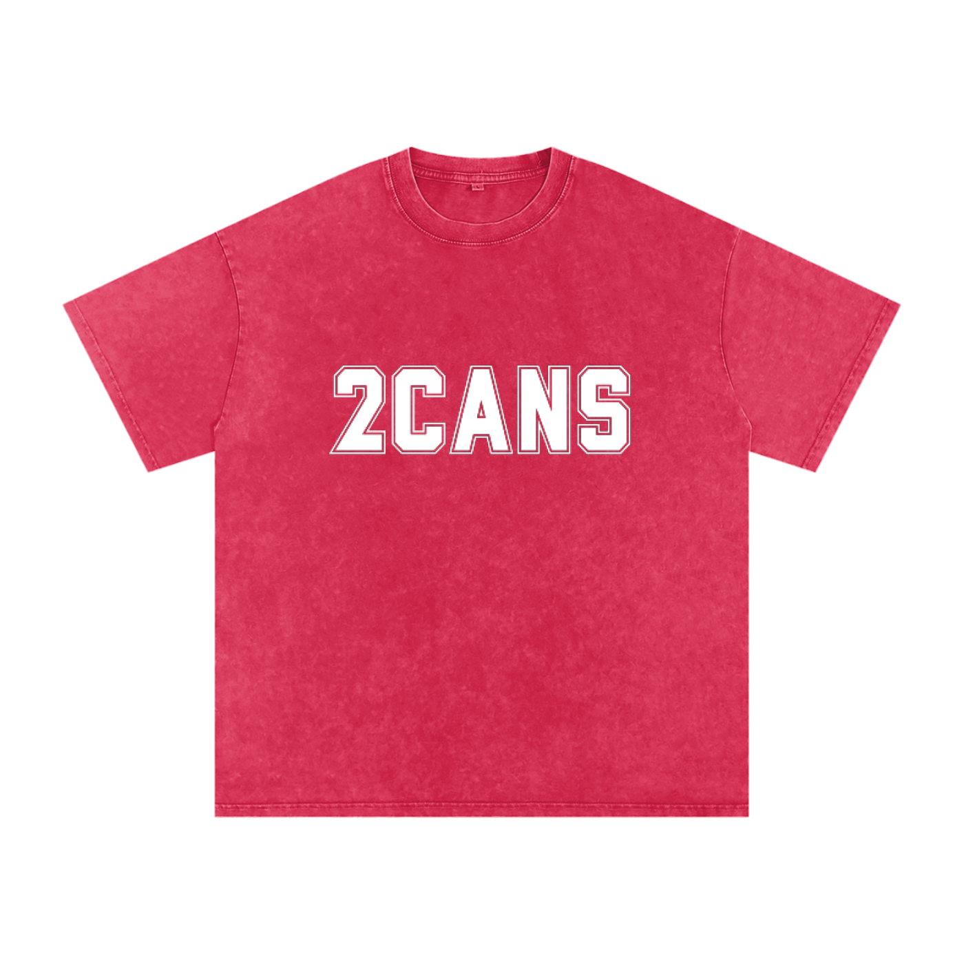 2CANS Snow Washed Oversized Cotton T-Shirt