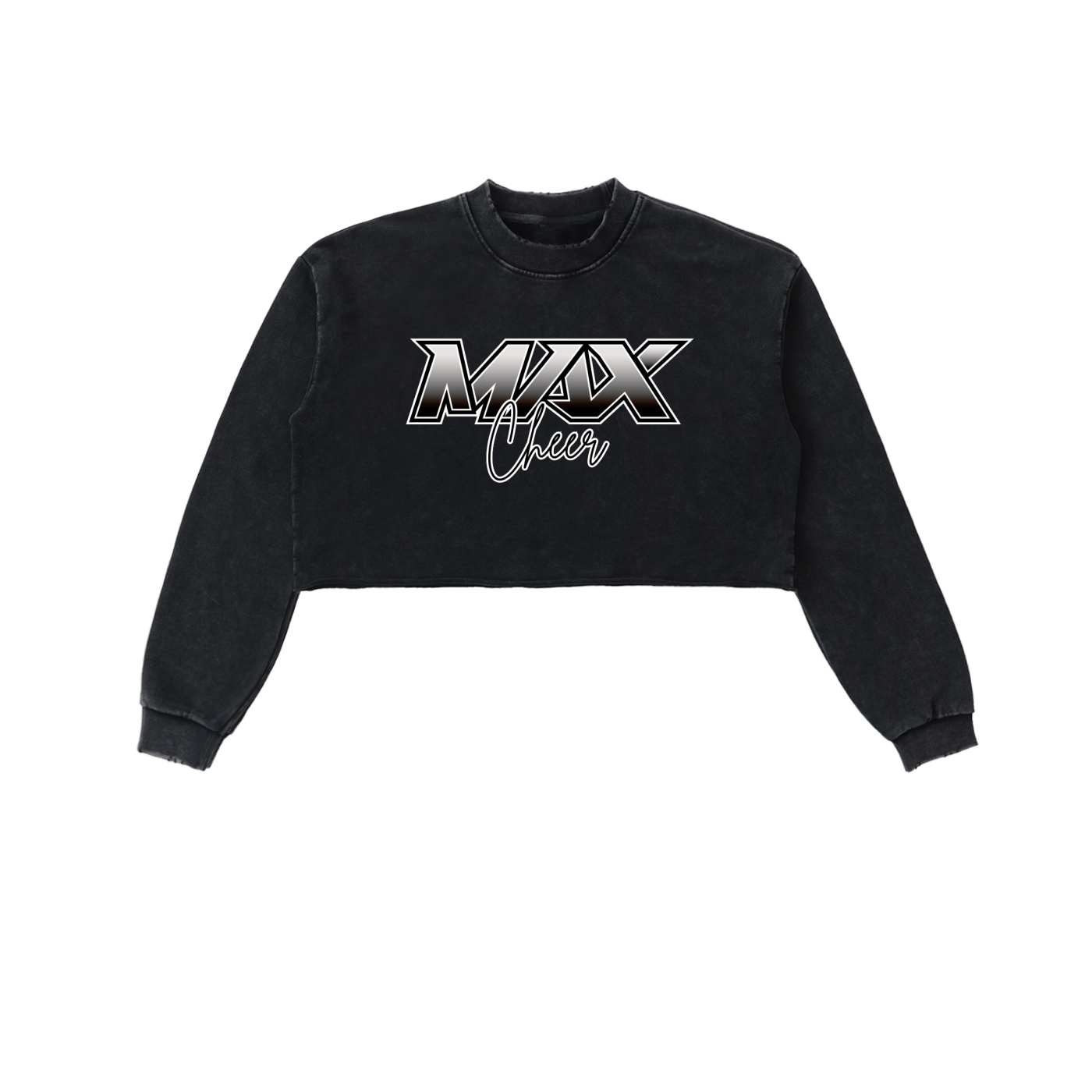 MAX Vintage Raw Edge Crop Crew – Women's