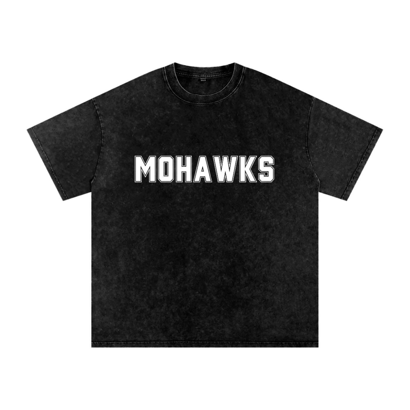 MOHAWKS Snow Washed Oversized Cotton T-Shirt