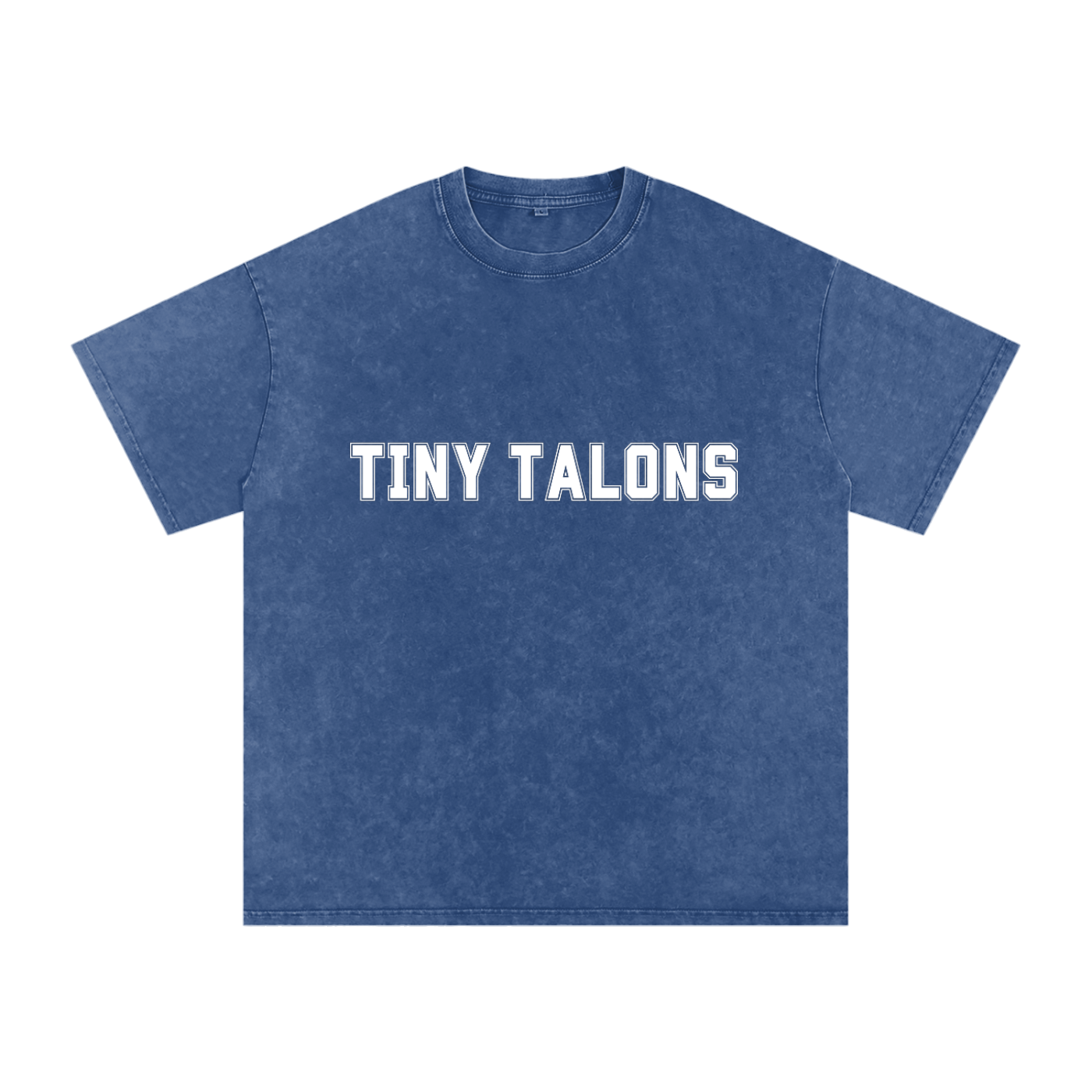TINY TALONS Snow Washed Oversized Cotton T-Shirt