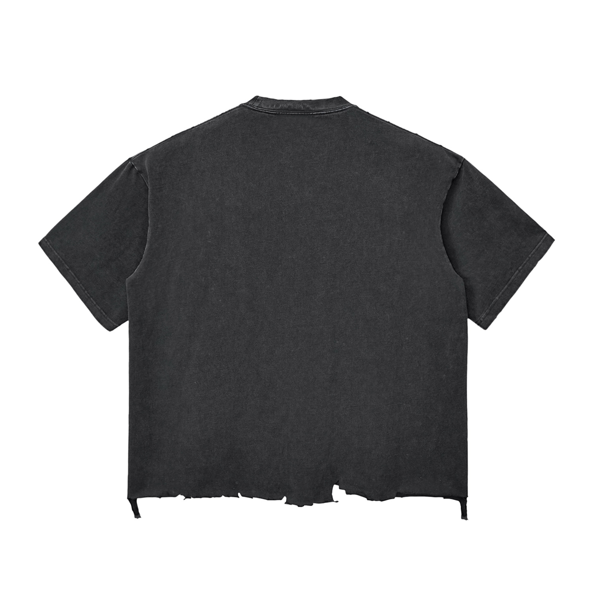 MAX Snow Wash Raw-Hem Boxy T-shirt