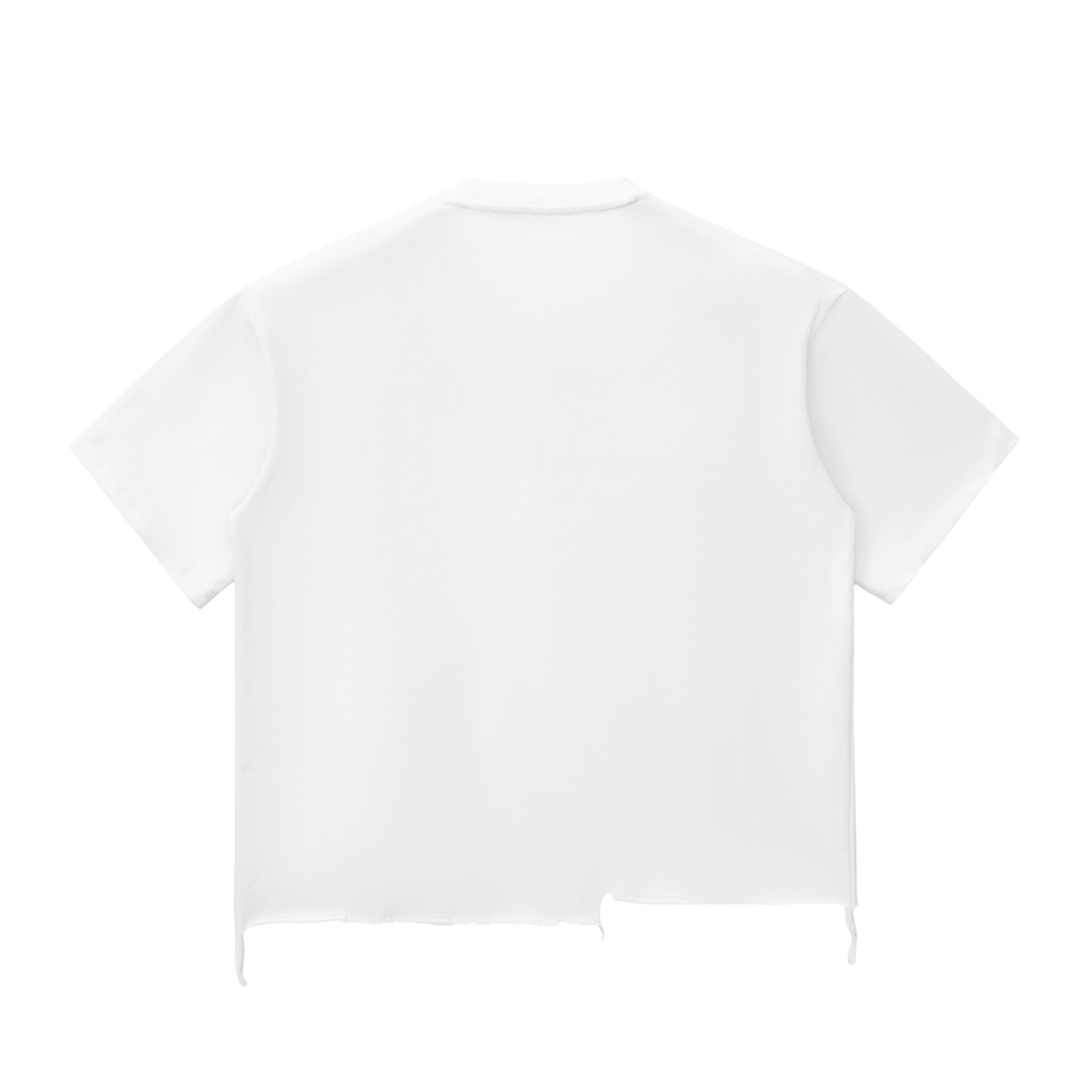 MAX Snow Wash Raw-Hem Boxy T-shirt