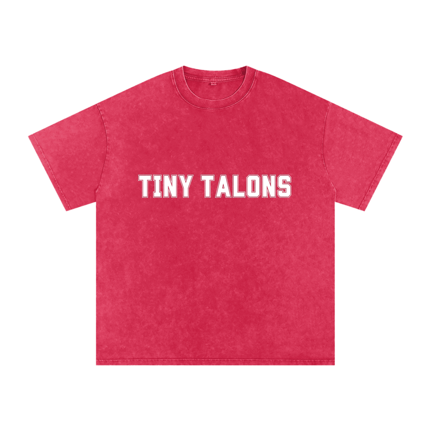 TINY TALONS Snow Washed Oversized Cotton T-Shirt