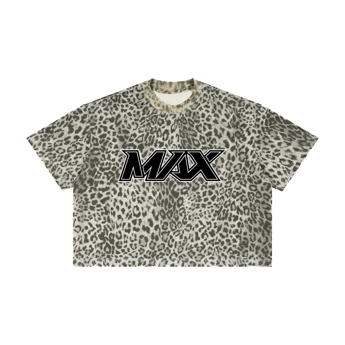 Unisex Leopard Print Boxy T-Shirt