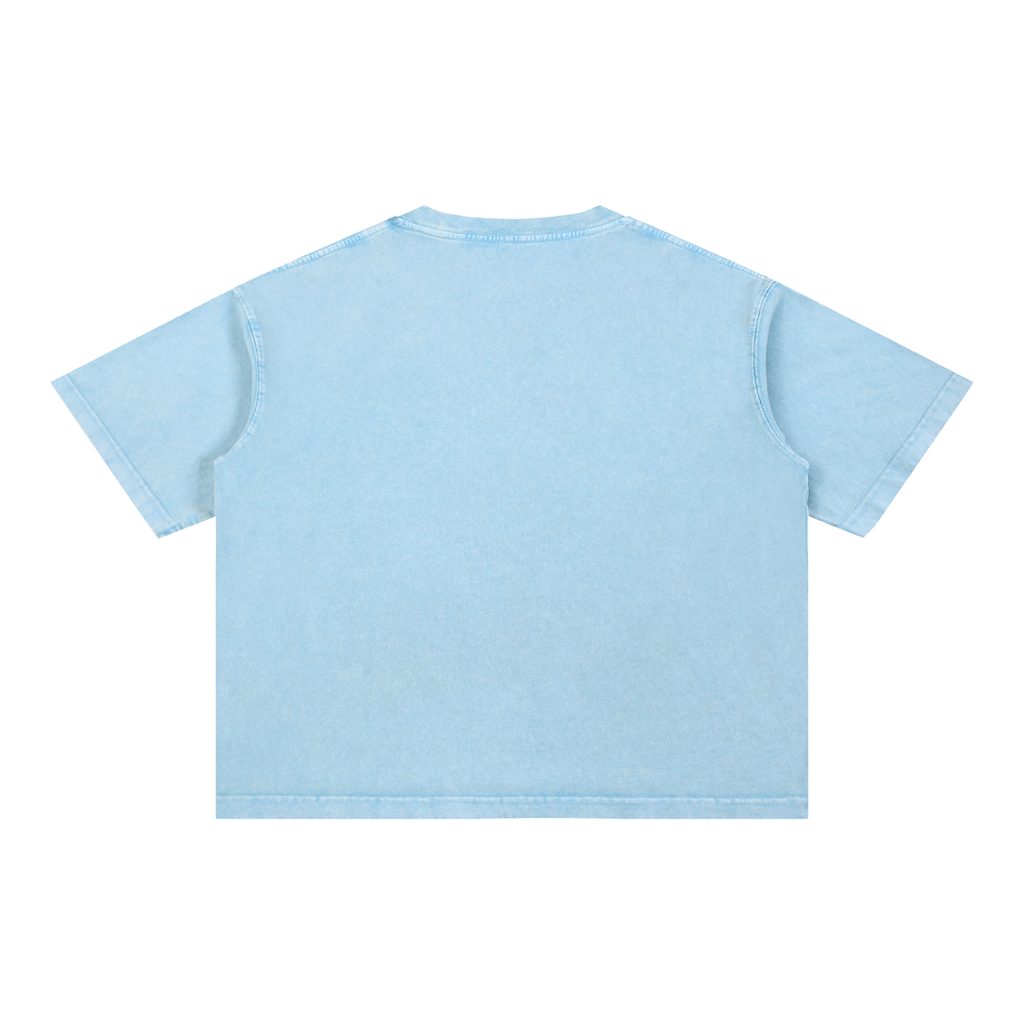 GO BIRDS Adult Mineral Wash Boxy Cotton T-Shirt