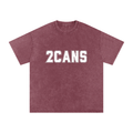 2CANS Snow Washed Oversized Cotton T-Shirt