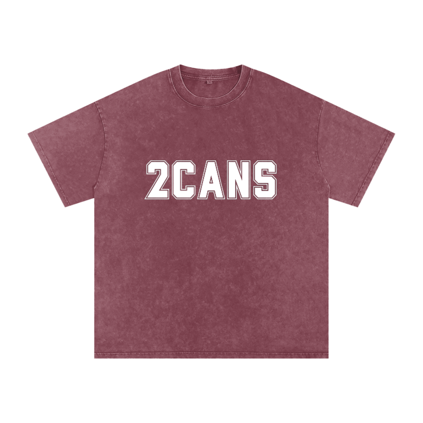 2CANS Snow Washed Oversized Cotton T-Shirt