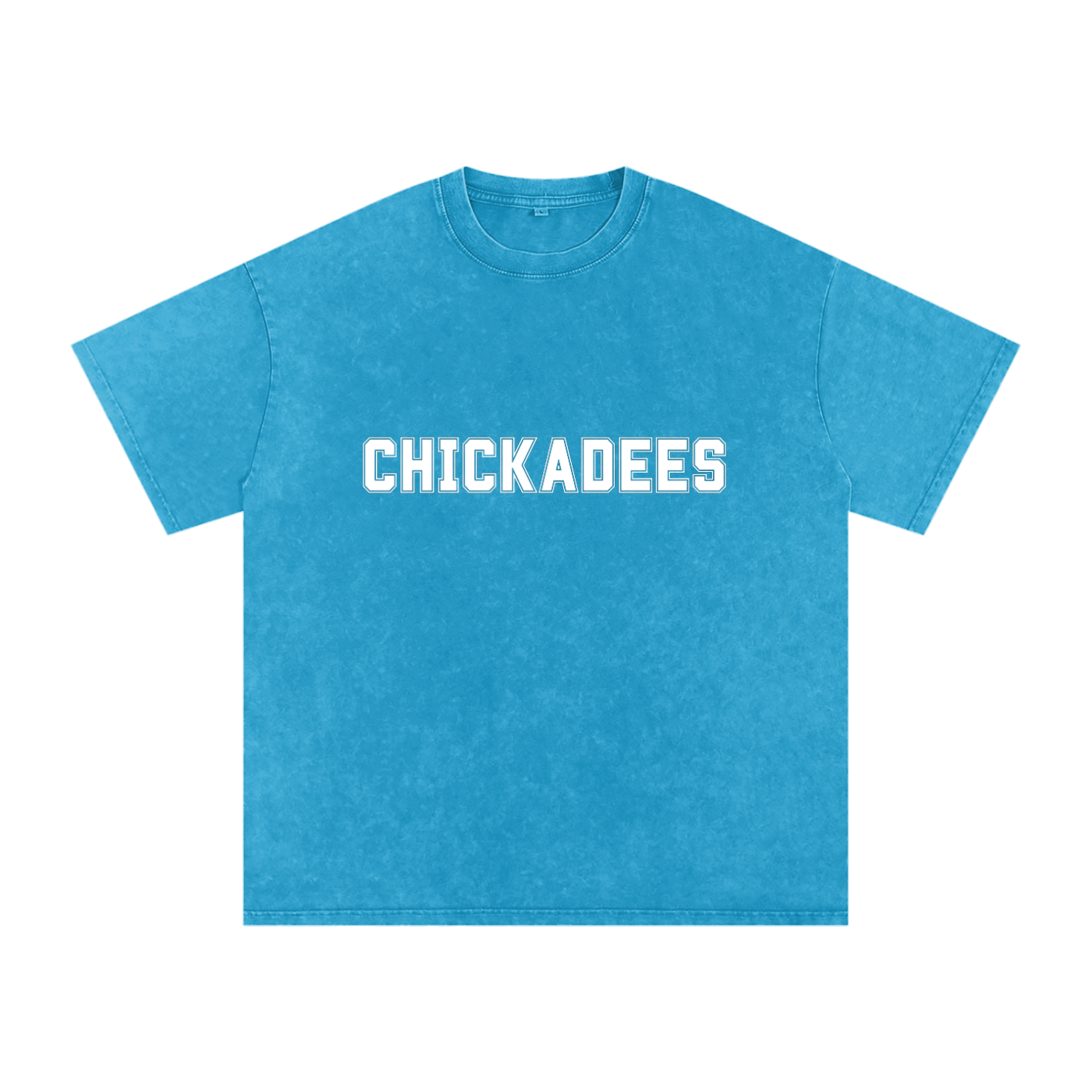CHICKS Snow Washed Oversized Cotton T-Shirt