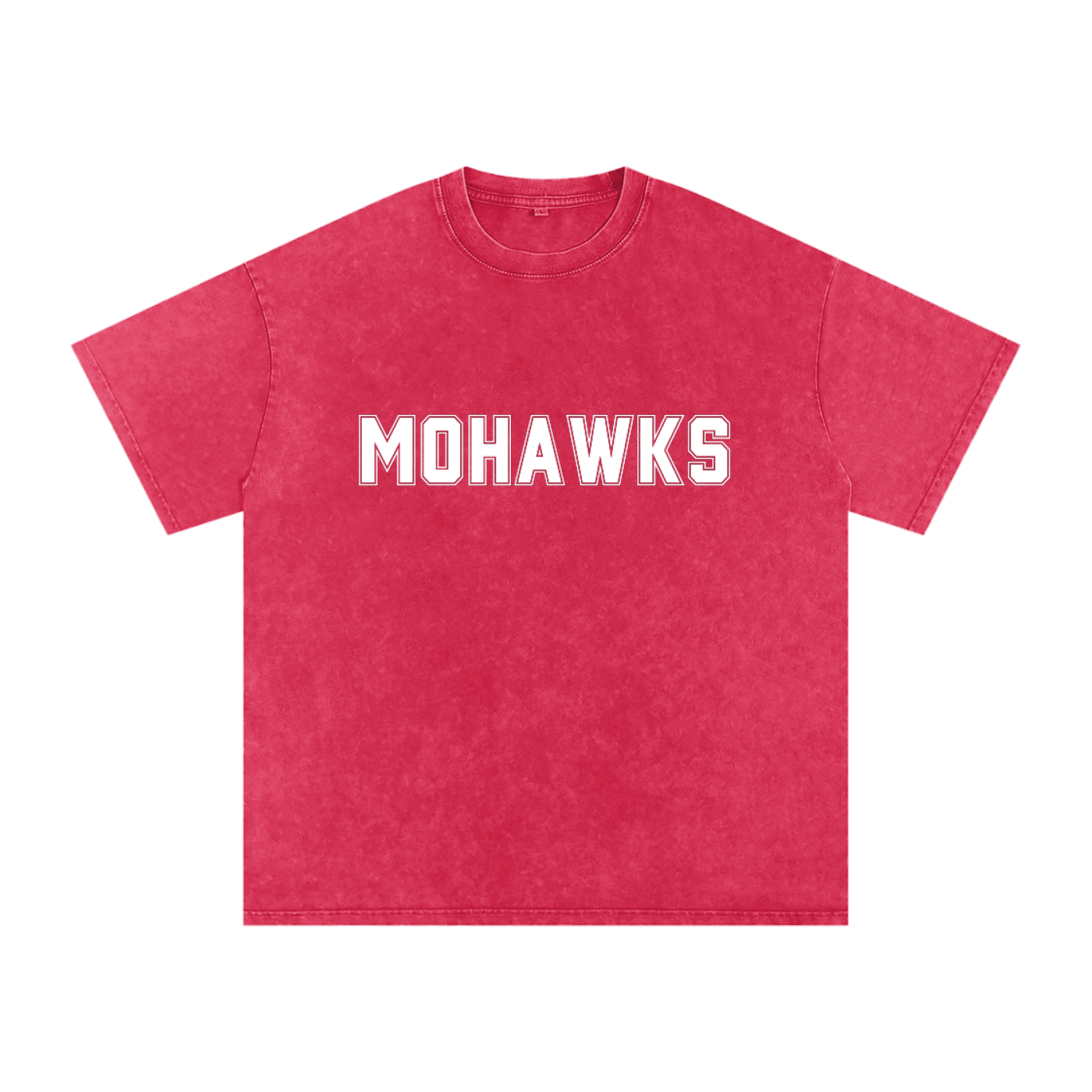MOHAWKS Snow Washed Oversized Cotton T-Shirt