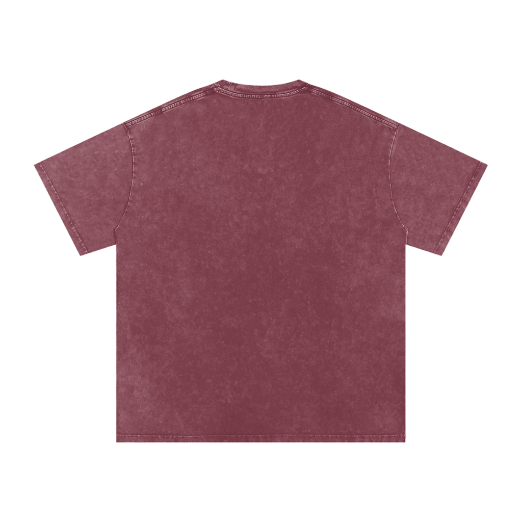 MOHAWKS Snow Washed Oversized Cotton T-Shirt