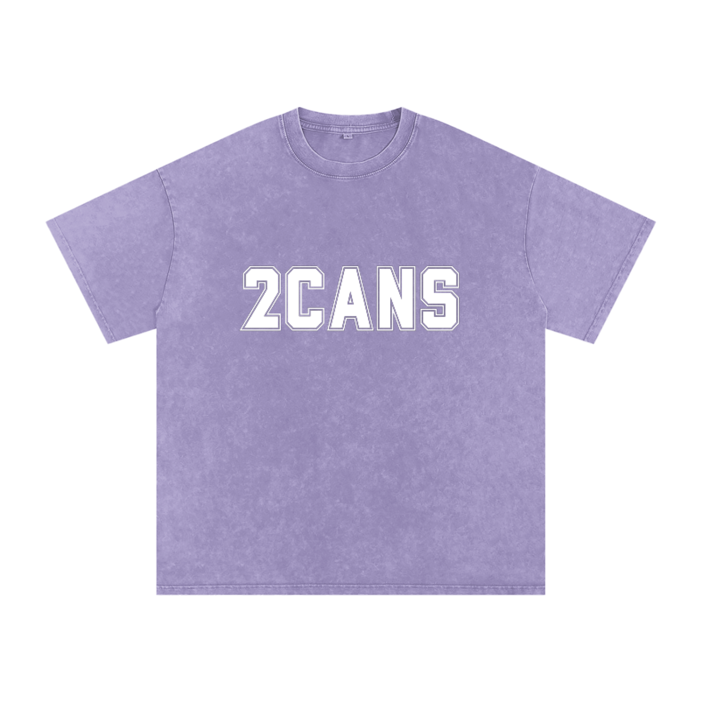 2CANS Snow Washed Oversized Cotton T-Shirt