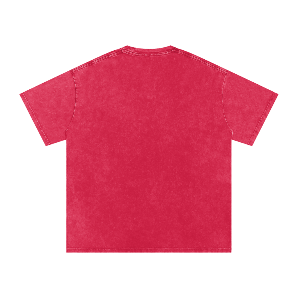 CHICKS Snow Washed Oversized Cotton T-Shirt