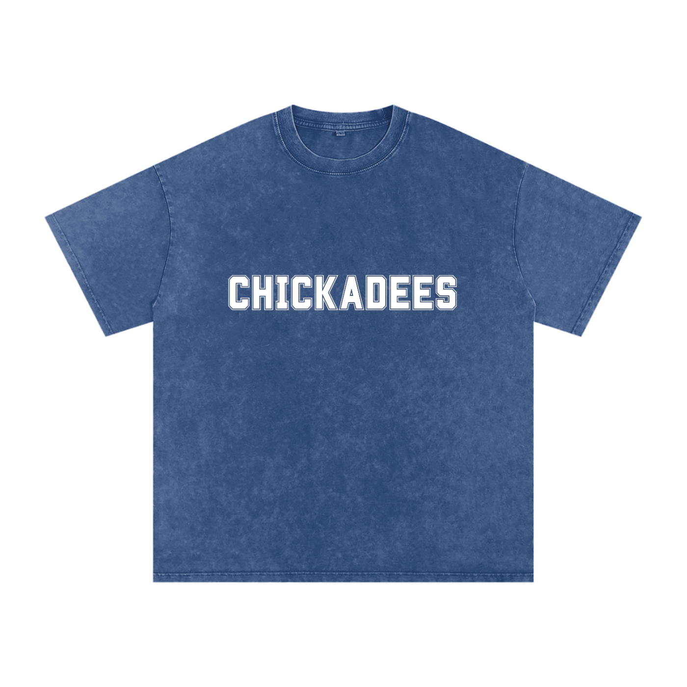CHICKS Snow Washed Oversized Cotton T-Shirt