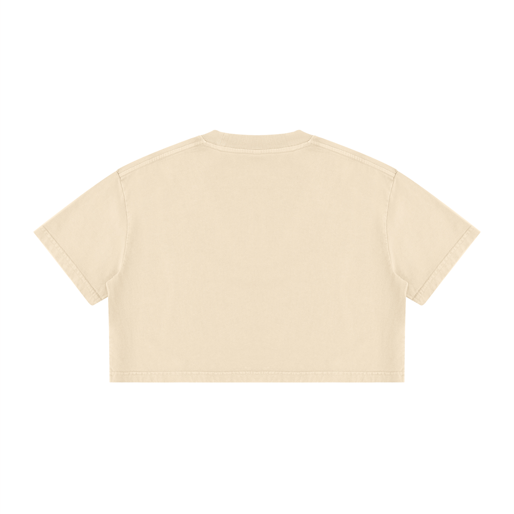 MAX Auburn Women's Mineral Wash Cotton Crop T-Shirt