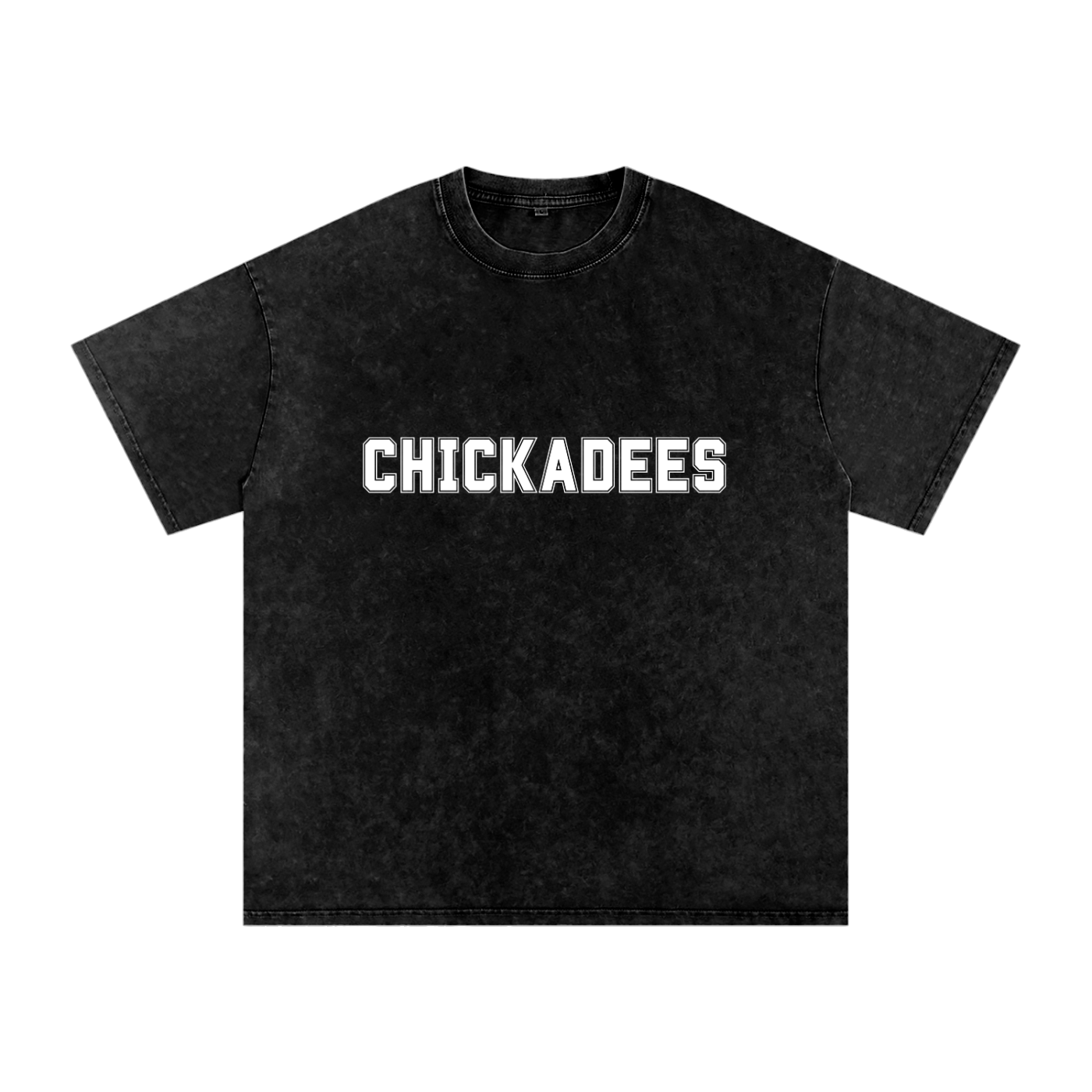 CHICKS Snow Washed Oversized Cotton T-Shirt
