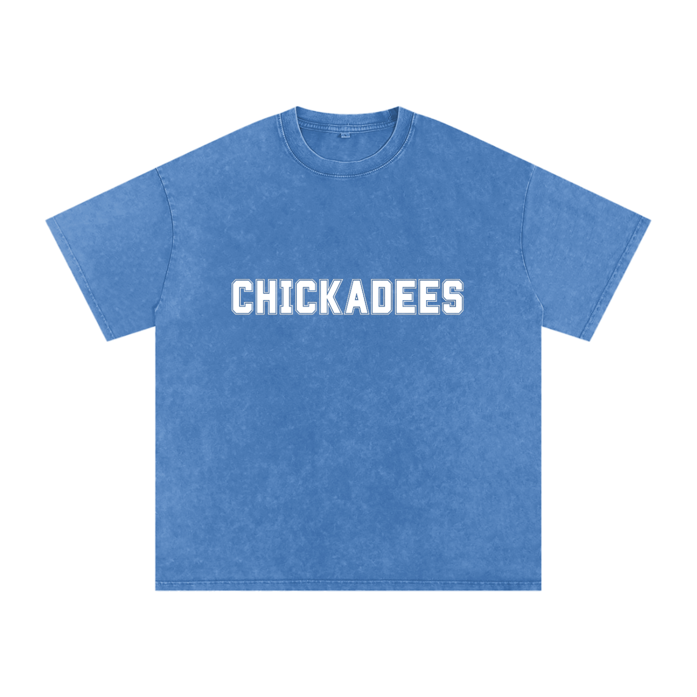 CHICKS Snow Washed Oversized Cotton T-Shirt