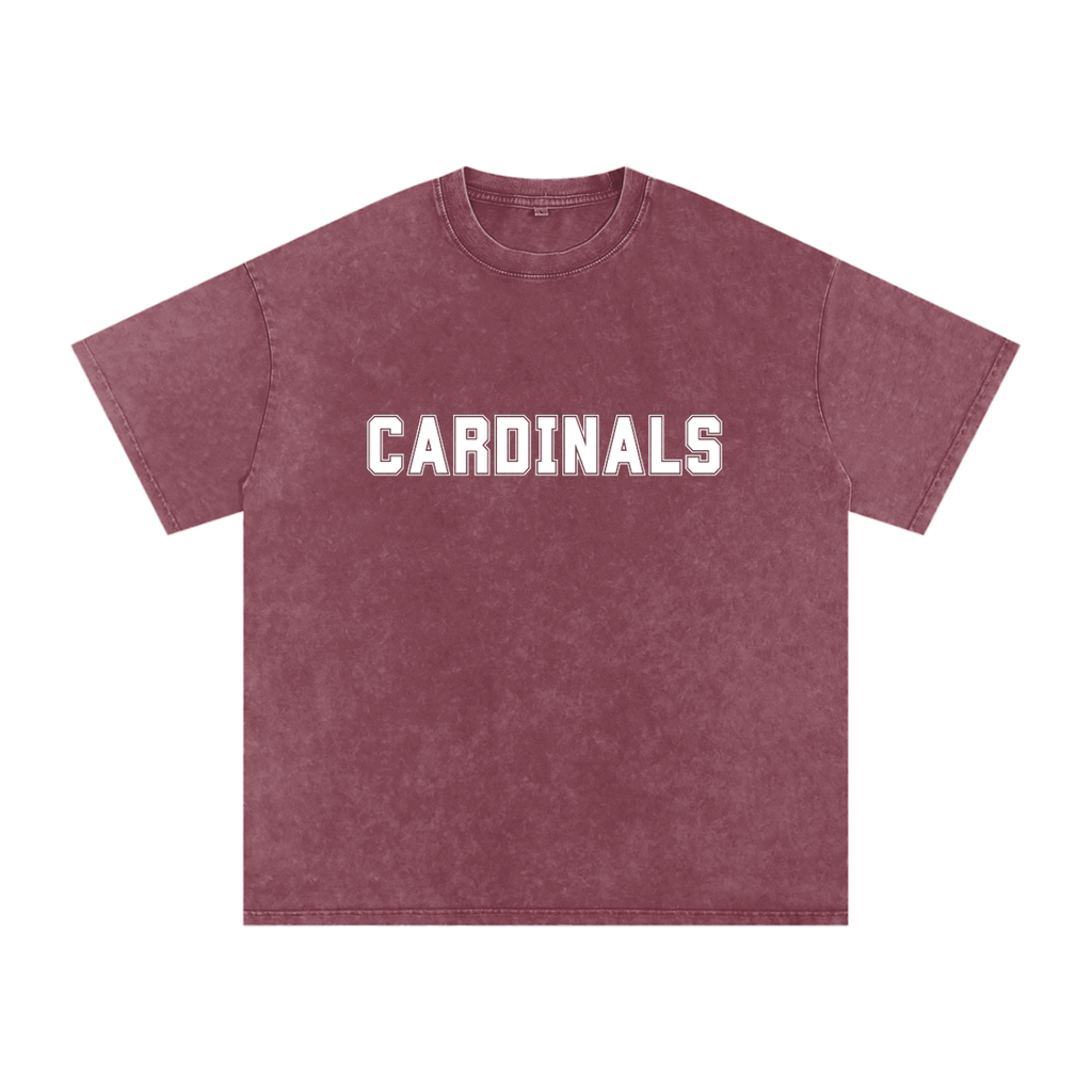 CARDINALS Snow Washed Oversized Cotton T-Shirt