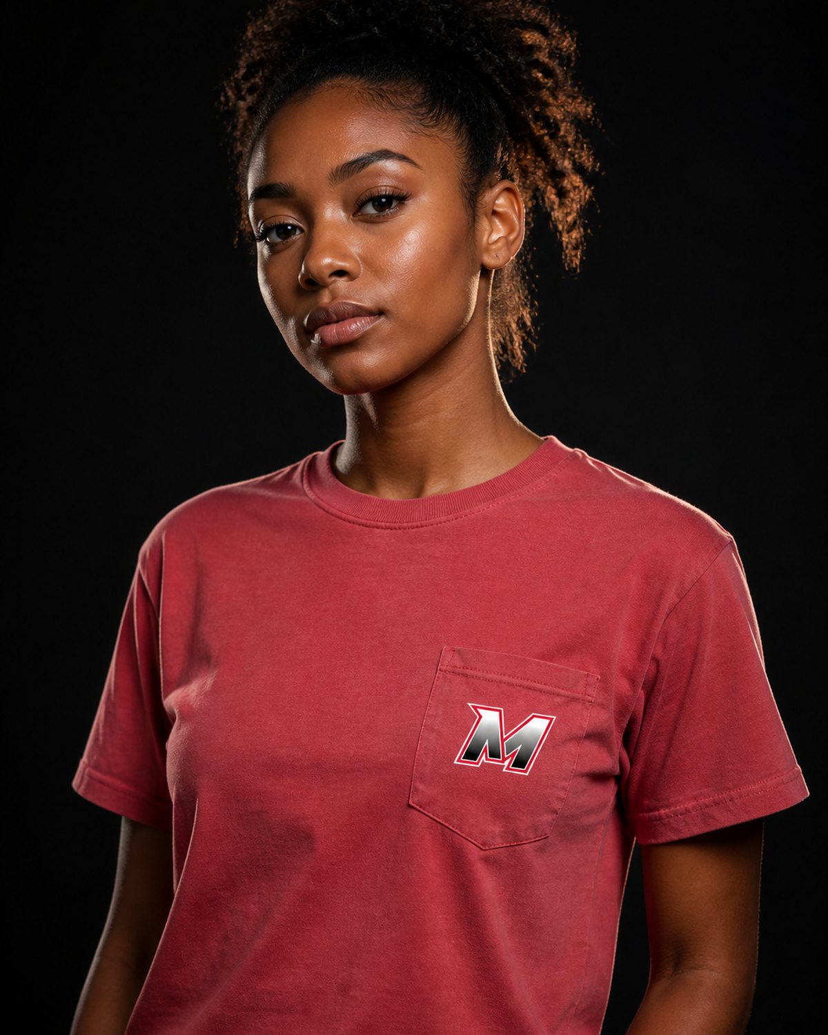 MAX M Logo Comfort Colors Pocket Tee – Unisex