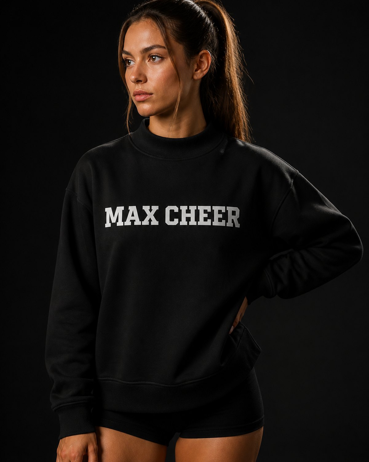 MAX Cheer Mock Neck Crew – Women's