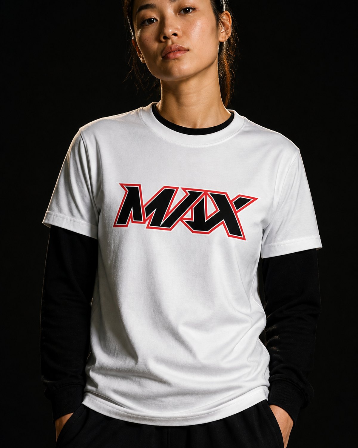 MAX Contrast Layered Tee – Unisex
