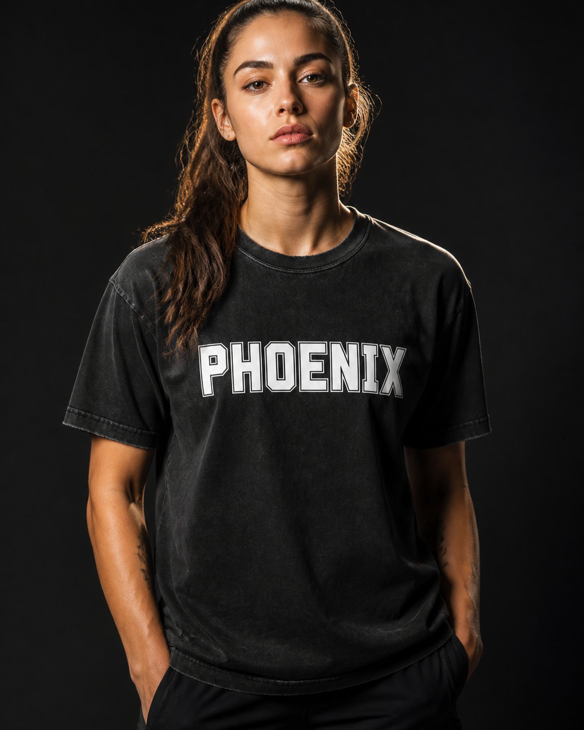 PHOENIX Distressed Vintage Tee – Unisex