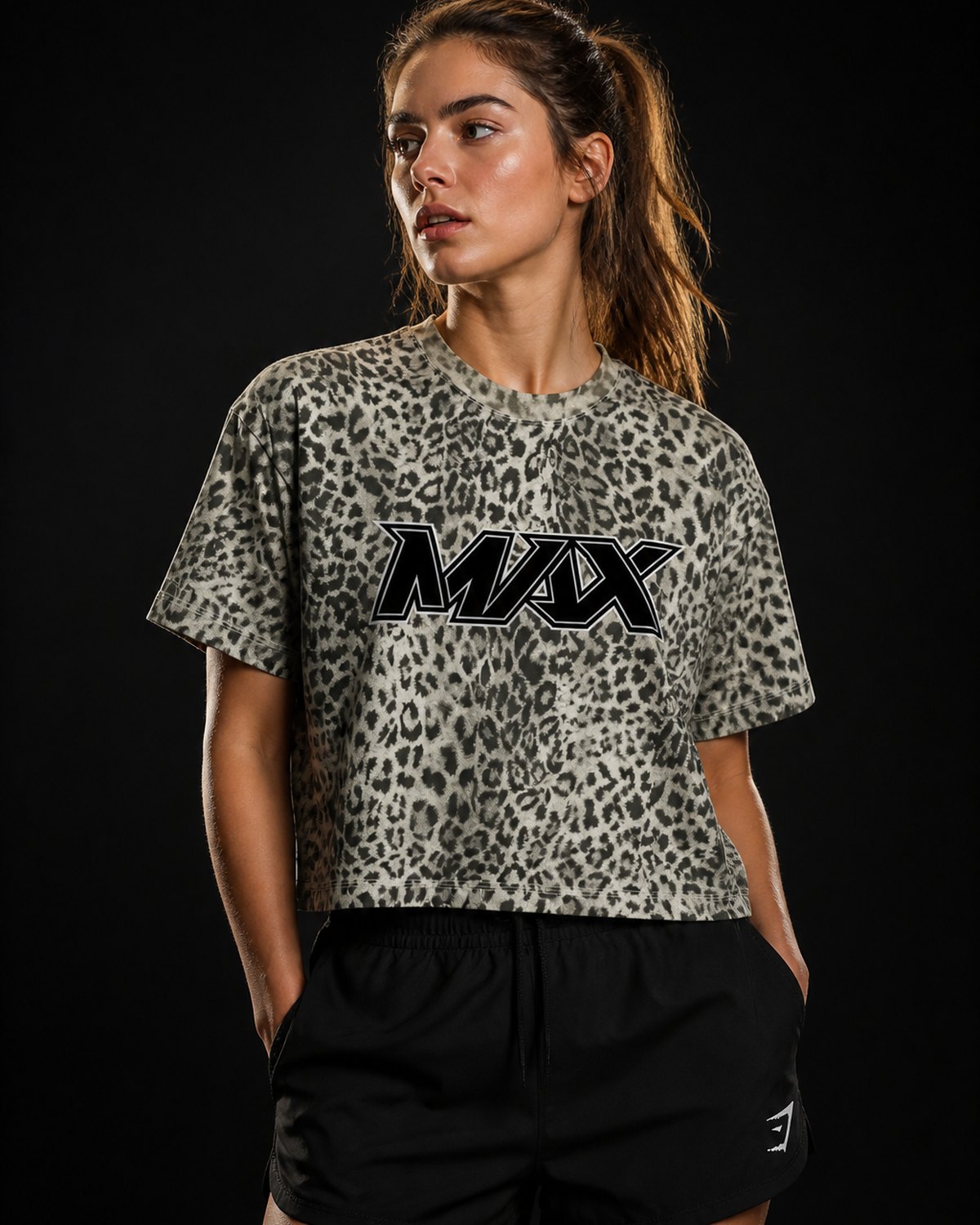 MAX Leopard Boxy Tee – Unisex