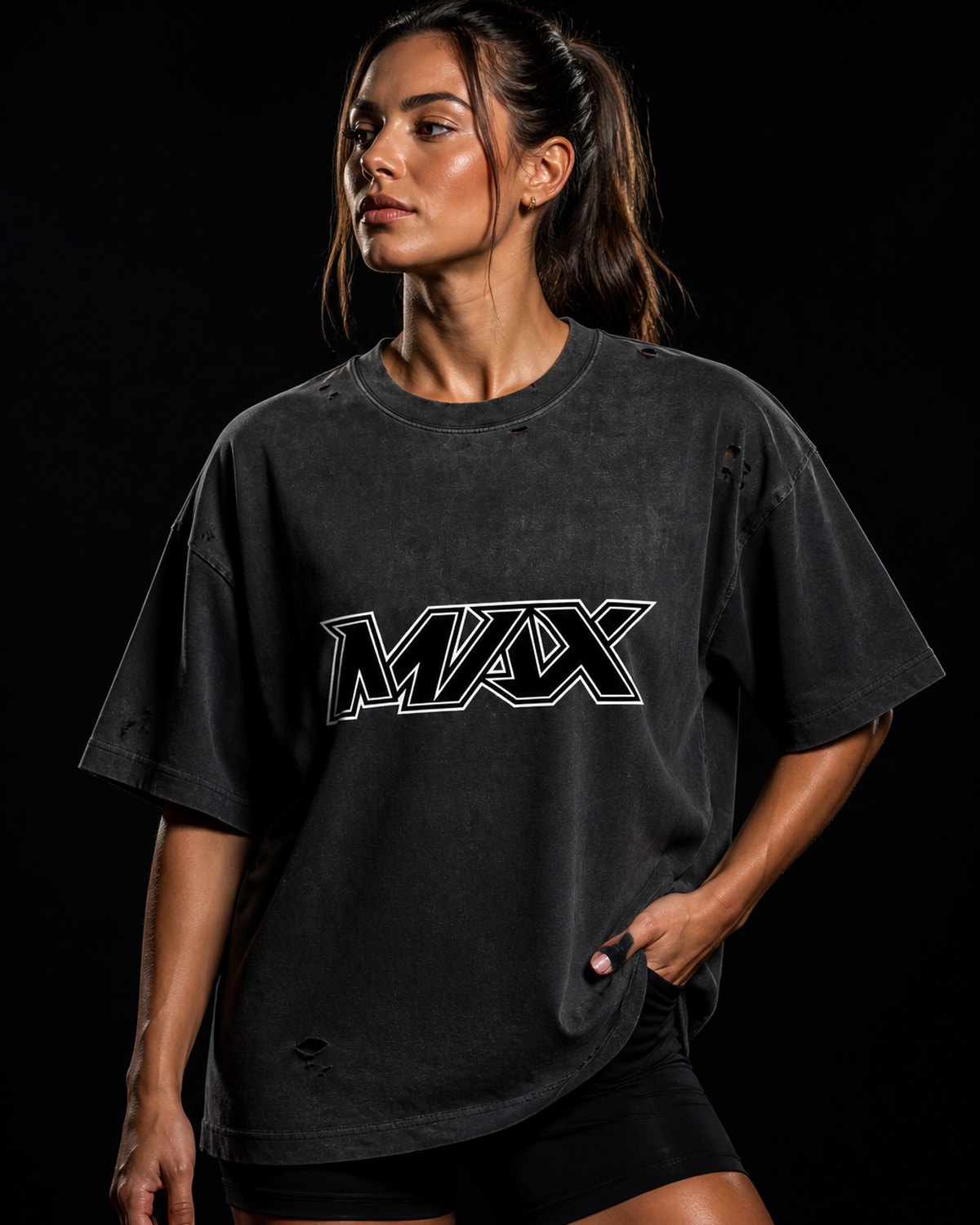 MAX Distressed Vintage Tee – Unisex