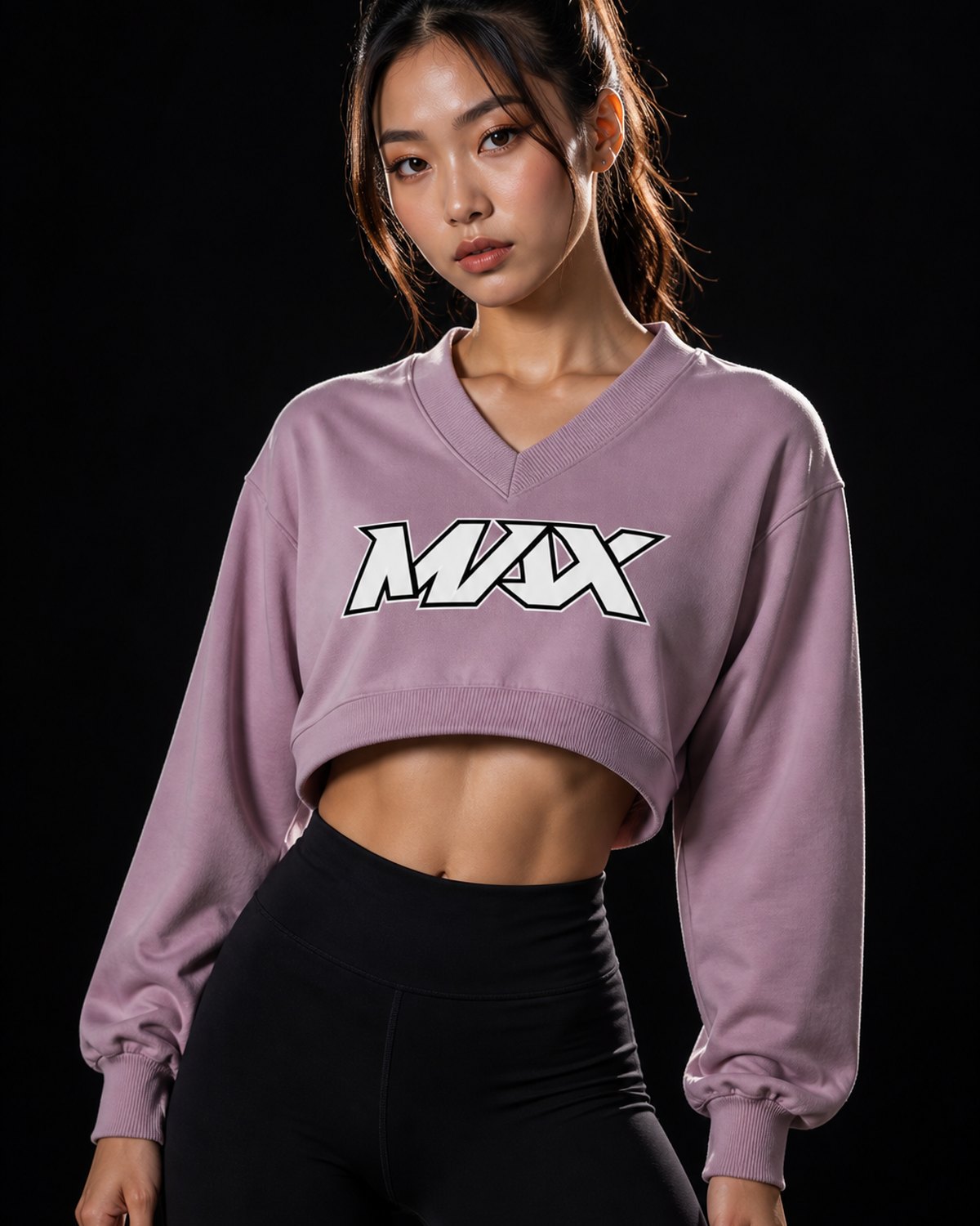 MAX V-Neck Crop Crew – Women's
